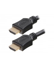 Helos HDMI mit Ethernetkabel M bis M 7.5 m Schwarz