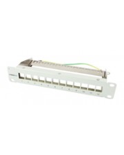 Synergy 21 Patch-Panel RAL 7.035 Modultrger 10"Patchpanel fr 12xTP-Modul 1HE Lichtgrau (S216332)