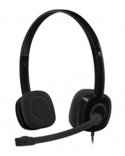 Logitech Stereo H151 Headset On-Ear Stereo kabelgebunden 1.8m 3,5-mm Klinke Schwarz