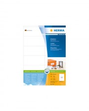 HERMA Premium Permanent selbstklebende matte laminierte Papieretiketten wei 105 x 48 mm 1200 Etiketten 100 Bogen x 12 (4457)