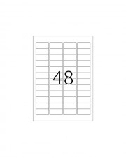 HERMA Special Permanent selbstklebende matte Papieretiketten Gelb 45.7 x 21.2 mm 960 Etiketten 20 Bogen x 48