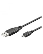 Goobay Kabel USB2++ Stk.A->Micro B 1.8 m Digital/Daten USB-Kabel 1,8 m USB 2.0 5-polig Schwarz (93181)