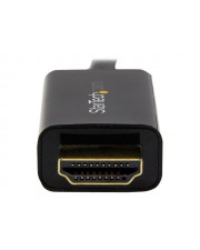 StarTech.com Mini DisplayPort to HDMI Adapter Cable 5 m 15 ft. 4K 30Hz Videokabel / M bis M 5 m Schwarz Untersttzung (MDP2HDMM5MB)