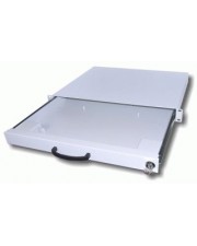 Aixcase Rack Keyboard Shelf beige 1U 48,3 cm 19" (AIX-19K1U-W)