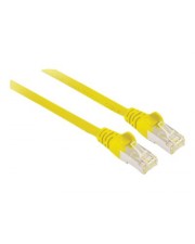 Intellinet Patch-Kabel DTE RJ-45 M bis M 10 m SFTP PiMF CAT 6a IEEE 802.3af halogenfrei geformt ohne Haken Gelb (736725)