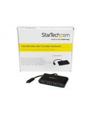 StarTech.com 4 Port USB 3.0 Hub USB-C to 4x USB-A Bus Powered 4 x SuperSpeed Desktop (HB30C4AB)