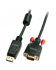 Lindy DisplayPort VGA Schwarz Kabelschnittstellen-/adapter Konverterkabel DisplayPort/VGA 2m (41942)