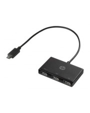 HP USB-C to USB-A Hub 3 x SuperSpeed USB Desktop fr EliteBook x360 Pro x2 ProBook 64X G3 65X ZBook 15 G4 15u 17 Studio (Z6A00AA)