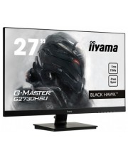 iiyama G-MASTER Black Hawk LED-Monitor 68,6 cm 27" 1920 x 1080 Full HD 1080p 75 Hz TN 300 cd/m² 1000:1 1 ms HDMI VGA DisplayPort Lautsprecher Schwarz (kein höhenverstellbarer Standfuß) (G2730HSU-B1)