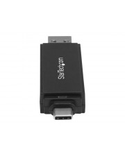 StarTech.com USB 3.0 Kartenleser fr SD und microSD Karten USB-C USB-A Mobiler Card Reader MMC SDHC microSDHC SDXC microSDXC 3.0/USB-C (SDMSDRWU3AC)