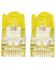 Intellinet Patch-Kabel RJ-45 M bis M 20 m SFTP CAT 7 Kabel / 6a Anschlsse halogenfrei geformt ohne Haken Gelb