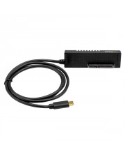 StarTech.com USB Type-C 3.1 1 x SATA 7+15 pin Schwarz Kabelschnittstellen-/adapter to Adapter Cable for 2.5 / 3.5 Drives 10Gbps External Hard Drive
