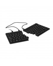 R-Go Split QWERTZ Deutsch Schwarz Tastatur wired 1.5 m 288x137x9 mm black (RGOSP-DEWIBL)