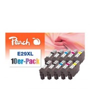 Peach Combi-Pack E29XL 10er-Pack Schwarz Gelb Cyan Magenta wiederaufbereitet Tintenpatrone Alternative zu: Epson 29XL fr Expression Home XP-235 245 247 332 335 342 345 432 435 442 445