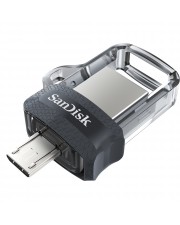 SanDisk Ultra Dual M3.0 128 GB USB 3.0 3.1 Gen 1 Type A/micro-B Silber USB-Stick 256 GB 5.2g (SDDD3-256G-G46)