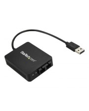 StarTech.com USB TO Fiber Optic Converter Glasfaser LWL 0,1 Gbps Ethernet 2.0 Linux (US100A20FXSC)