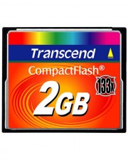 Transcend Flash-Speicherkarte 2 GB 133x CompactFlash (TS2GCF133)