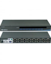 TRENDnet TK 1603R KVM-/USB-Switch PS/2 16 x KVM / USB - 1 lokaler Benutzer - an Rack montierbar (TK-1603R)