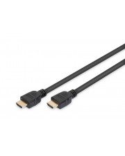 Assmann Ultra High Speed HDMI mit Ethernetkabel M bis M 2 m Dreifachisolierung Schwarz 8K Untersttzung (AK-330124-020-S)