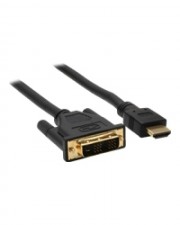 InLine HDMI-DVI Kabel vergoldete Kontakte HDMI Stecker auf DVI 18+1 2m 2 m DVI-D