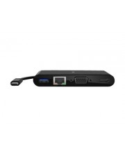 Belkin Multimedia Adapter Docking Station USB-C VGA HDMI GigE (AVC005BTBK)