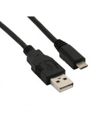 InLine Micro-USB 2.0 Kabel USB-A Stecker an Micro-B schwarz 1m