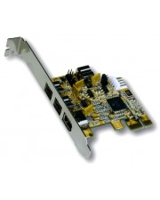 Exsys EX-16415-L FireWire-Adapter PCIe Low Profile 4 Anschlsse