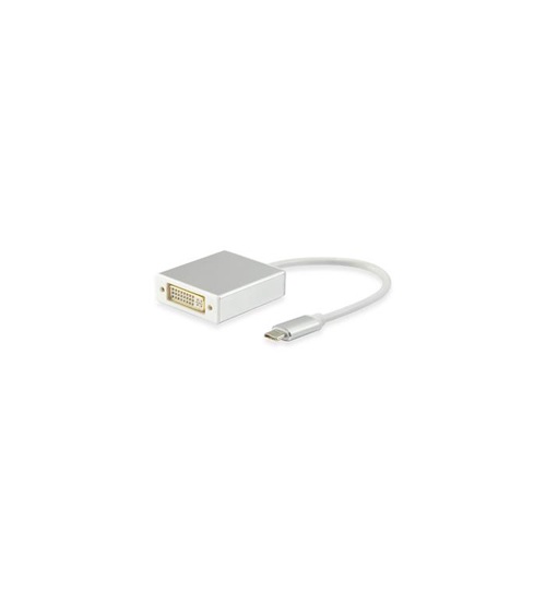 equip USB C MALE TO DVI-I DUAL Adapter Digital/Daten Digital/Display/Video (133453)