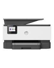 HP Officejet Pro 9012e All-in-One Multifunktionsdrucker Farbe Tintenstrahl Legal 216 x 356 mm Original A4/Legal Medien bis zu 21 Seiten/Min. Kopieren 22 Drucken 250 Blatt 33.6 Kbps USB 2.0 LAN Wi-Fin USB-Host Light Basalt (22A55B#629)