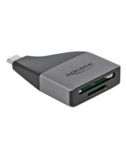 Delock USB Type-C Card Reader fr SD MMC+ Micro Speicherkarten kompaktes Design (64117)