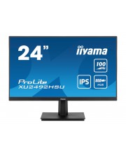 iiyama ProLite LED-Monitor 61 cm 24" 23.8" sichtbar 1920 x 1080 Full HD 1080p @ 100 Hz IPS 250 cd/m 1300:1 0,4 ms HDMI DisplayPort Lautsprecher mattschwarz (XU2492HSU-B6)