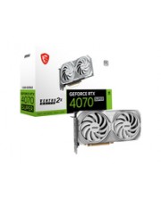 MSI GeForce RTX 4070 SUPER 12G VENTUS 2X WHITE OC 2,52 GHz 12 GB 7,68*4,32 Silber Schwarz (V513-642R)