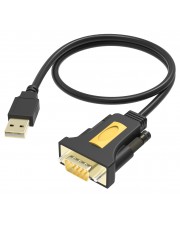 Vision USB-B 9-pin D-sub Mnnlich/Mnnlich Schwarz USB-Seriell-Adapter (TC-USBSER)