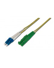 Assmann DIGITUS Patch Cable Patch-Kabel LC Einzelmodus M bis E2000/APC M 10 m 9 / 125 Mikron OS1 Gelb (AL-9E2000LC-10I)