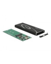 Delock Speichergehuse M.2 Card 600 MBps USB 3.1 Gen 2 Schwarz (42573)