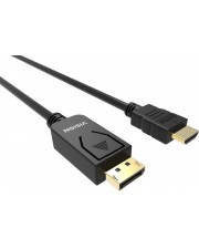 Vision 1 m DisplayPort HDMI Typ A Standard Mnnlich Gerade M/M 4K 30 Hz AWG (TC 1MDPHDMI/BL)