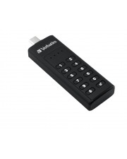 Verbatim 128 GB USB Typ-C 3.0 3.1 Gen 1 Ohne Deckel 30 g Schwarz Secure Portable Drive w / Keypad Access 128 GB 1 Type C