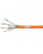 LogiLink Verlegekabel S/FTP Cat7 AWG23 1000 MHz orange 100.0m CAT 7 cable/RJ45 plug SFTP 100 m (CPV0060)