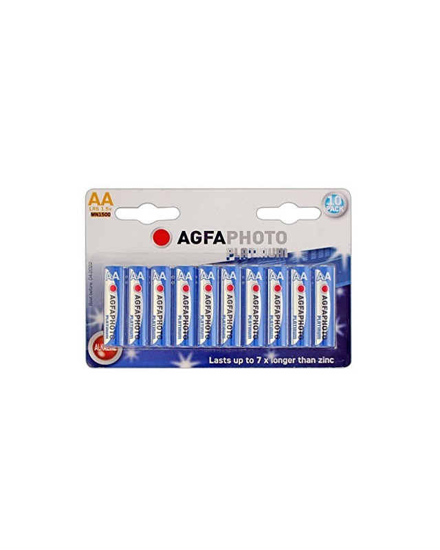 AgfaPhoto Power Batterie 10 x AA-Typ Alkalisch 1,5 V Blisterverpackung