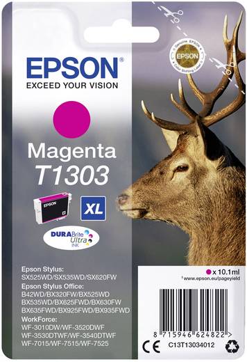 Epson Tinte magenta 10.1ml Magenta Tintenpatrone 10,1 ml (C13T13034012)