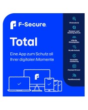 F-Secure Total 5 Geräte 2 Jahre Download Win/Mac/Android/iOS, Multilingual (FCFTBR2N005E2)
