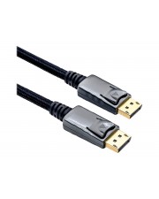 ROLINE DisplayPort Kabel v1.4 ST/ST 2m silber-schwarz Digital/Display/Video 2 m