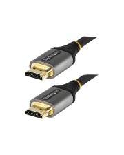 StarTech.com 6ft 2m HDMI Cable Certified Ultra High Speed 48Gbps 8K 60Hz/4K 120Hz HDR10+ eARC HD / Cord w/TPE Jacket For UHD Monitor/TV/Display Dolby Vision/Atmos DTS-HD mit Ethernetkabel mnnlich bis 2 m Doppelisolierung Grau Schwarz passiv Support von 4 (HDMM21V2M)