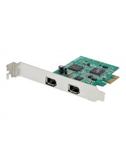 StarTech.com 2 Port PCIe Firewire Card Firewire-Controller PCI 1394