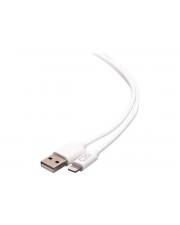 C2G 3ft Lightning to USB A Power Sync and Charging Cable MFi White Lightning-Kabel mnnlich zu 91,4 cm wei fr Apple iPad/iPhone/iPod 0,9 m Wei (C2G29905)