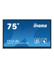 iiyama ProLite 190 cm 75" Diagonalklasse 189,3 74.5" sichtbar LCD-Display mit LED-Hintergrundbeleuchtung interaktive Digital Signage Touchscreen 4K UHD 2160p 3840 x 2160 Direct LED schwarze Blende mattem Finish (TE7512MIS-B1AG)