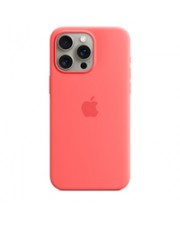Apple Hintere Abdeckung fr Mobiltelefon kompatibel mit MagSafe Silikon Guave iPhone 15 Pro Max (MT1V3ZM/A)