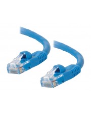 Cables To Go C2G Cat5e Booted Unshielded UTP Network Patch Cable Patch-Kabel RJ-45 M bis M 30 m CAT 5e geformt ohne Haken verseilt Blau (83170)