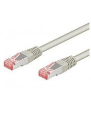 Goobay Patch-Kabel CAT6 1.5m grau S/FTP Kabel Netzwerk CAT 6 SFTP 1,5 m RJ-45 Grau (95567)