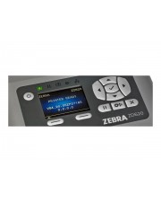 Zebra ZD620d Etikettendrucker Thermopapier Rolle 11,8 cm 300 dpi bis zu 152 mm/Sek. USB 2.0 LAN seriell USB-Host Bluetooth LE Abrisskante Grau